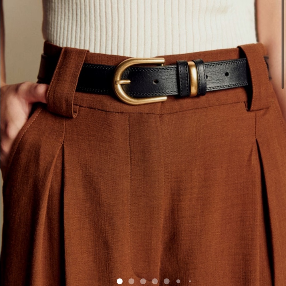 Sezane Black Taylor Belt size 105